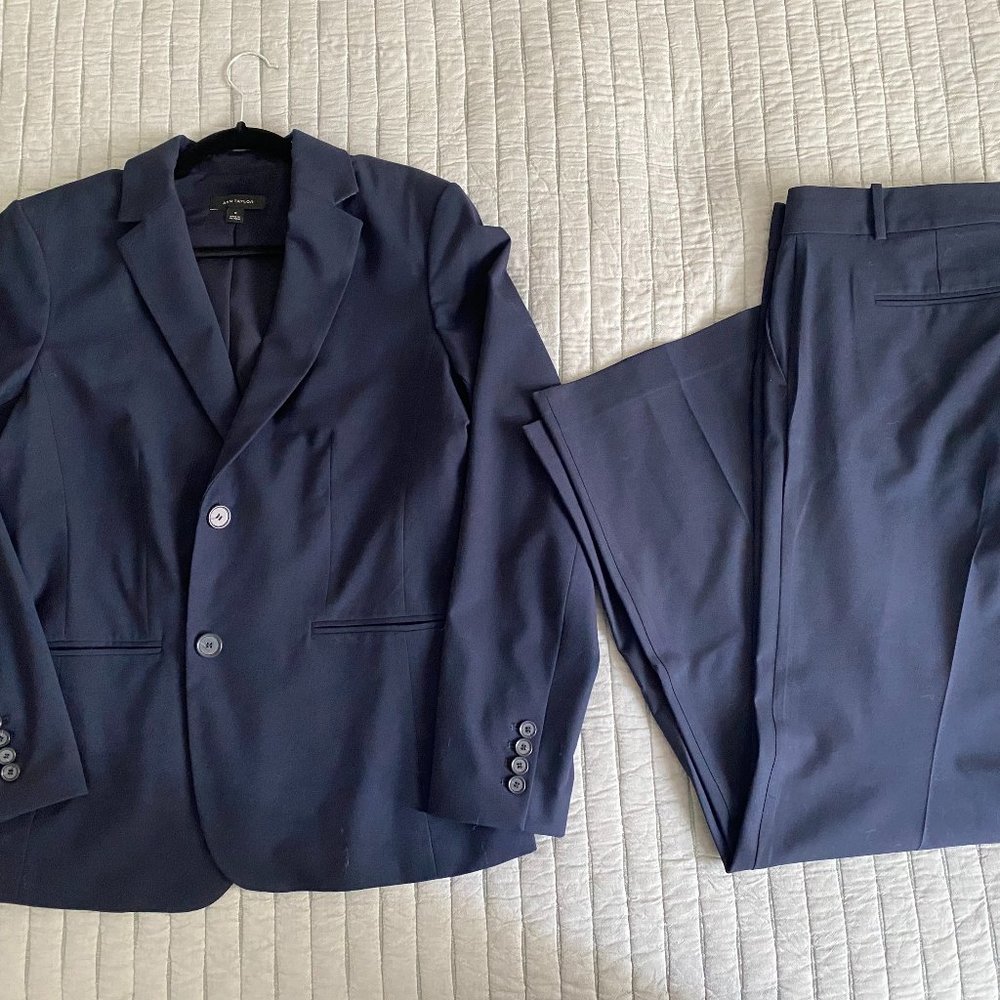 Ann Taylor blue suit
